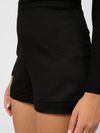 'Adagio' black wool shorts