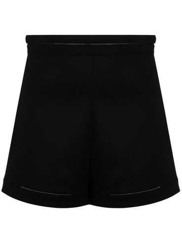 'Adagio' black wool shorts