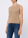 'Fosco' sleeveless wool top