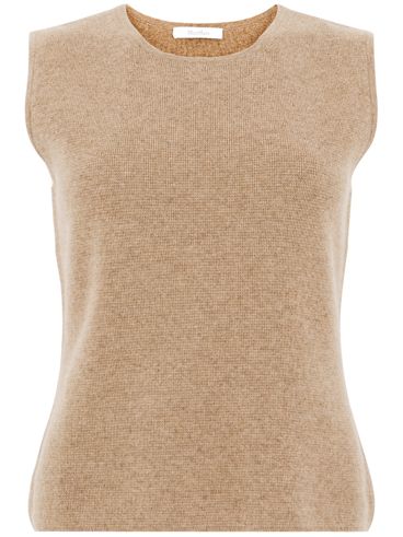 'Fosco' sleeveless wool top