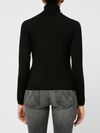 'Adda' black high-neck sweater