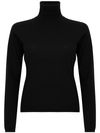 'Adda' black high-neck sweater