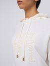 'Pamir' white hoodie