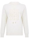 'Pamir' white hoodie