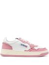 Sneakers 'Medalist' in pelle di vitello bianco e rosa