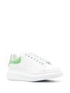 Sneakers 'Oversize' in pelle bianco e verde