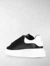 Sneakers 'Oversize' in pelle nero e bianco