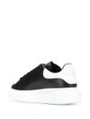 Sneakers 'Oversize' in pelle nero e bianco