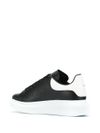 Sneakers 'Oversize' in pelle nero e bianco