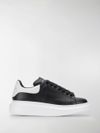 Sneakers 'Oversize' in pelle nero e bianco