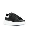 Sneakers 'Oversize' in pelle nero e bianco