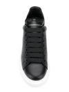 Sneakers 'Oversize' in pelle nero e bianco