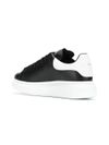 Sneakers 'Oversize' in pelle nero e bianco