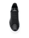 Sneakers 'Oversize' in pelle nero e bianco