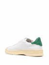 Sneakers 'Dallas' in pelle bianco e verde