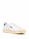 Sneakers 'Dallas' in pelle bianco e verde