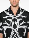 Silk shirt with pattern