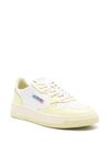 Sneakers 'Medalist' in pelle di vitello bianco e giallo