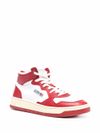 Sneakers 'Medalist' in pelle bianco e rosso