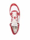 Sneakers 'Medalist' in pelle bianco e rosso