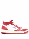 Sneakers 'Medalist' in pelle bianco e rosso