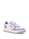 Sneakers Medalist basse in pelle di vitello bianco e viola