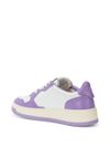 Sneakers Medalist basse in pelle di vitello bianco e viola