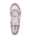 Sneakers Medalist basse in pelle di vitello bianco e viola