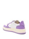 Sneakers Medalist basse in pelle di vitello bianco e viola