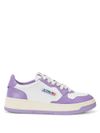 Sneakers Medalist basse in pelle di vitello bianco e viola