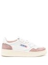 Sneakers 'Medalist' in pelle di vitello bianco e beige