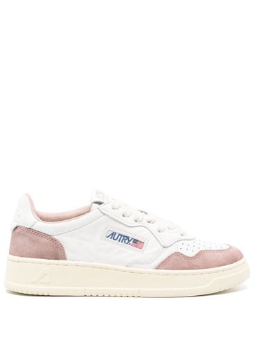 Sneakers 'Medalist' in pelle di vitello bianco e beige