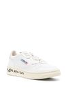 Sneakers 'Medalist' in pelle di vitello bianco e beige