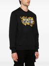 Cotton crewneck sweatshirt with logo