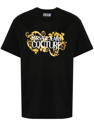 VERSACE JEANS COUTURE - Cotton T-shirt with print