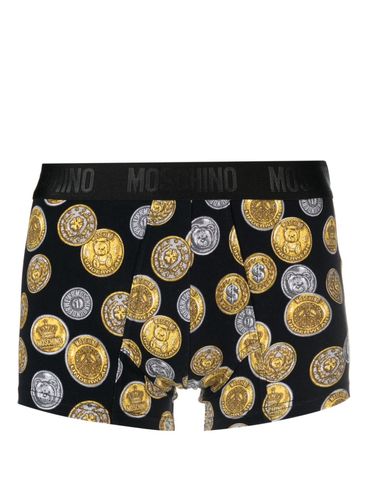 MOSCHINO UNDERWEAR - Boxer logo in vita