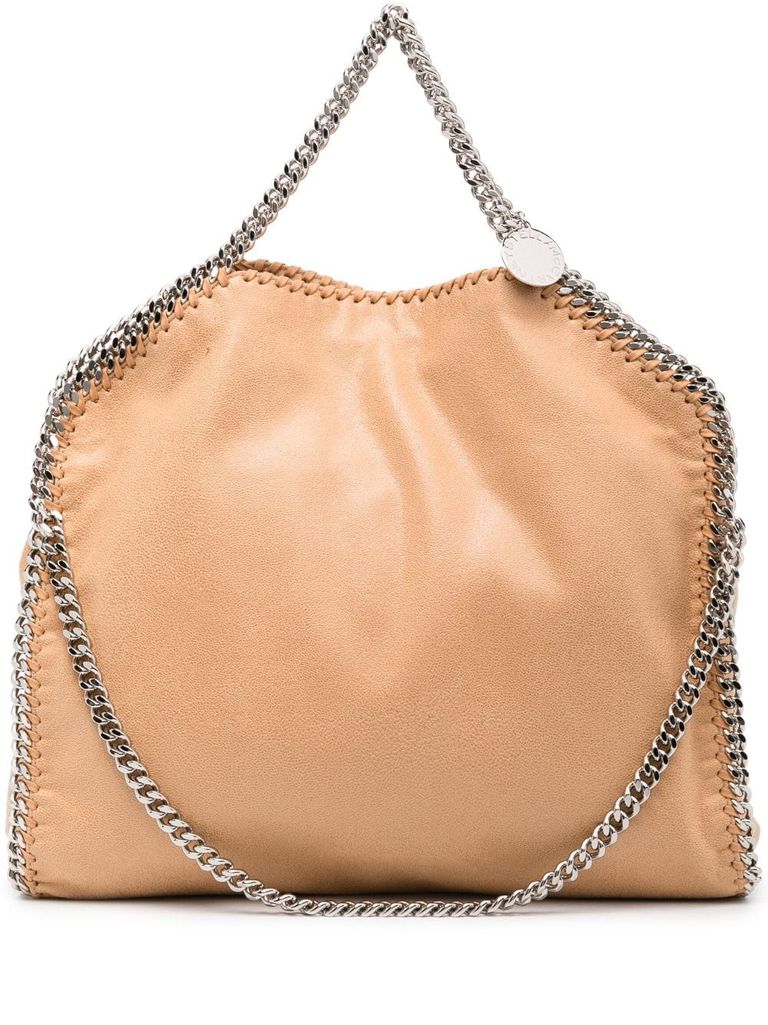 Shop Stella Mccartney 'falabella' Tote Bag In Orange