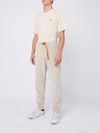 Cotton trousers with belt detail