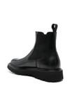 Calf leather ankle boots