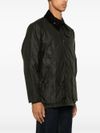 Bedale jacket in waxed recycled fabric