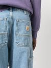 Organic cottone wide-leg jeans