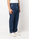 Organic cotton wide-leg jeans