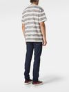 Cotton T-shirt with striped print