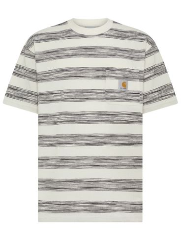 CARHARTT WIP - T-shirt in cotone con stampa a righe