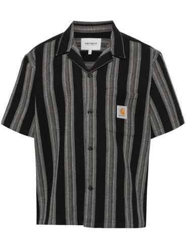 CARHARTT WIP - Cotton Dodson shirt with striped print