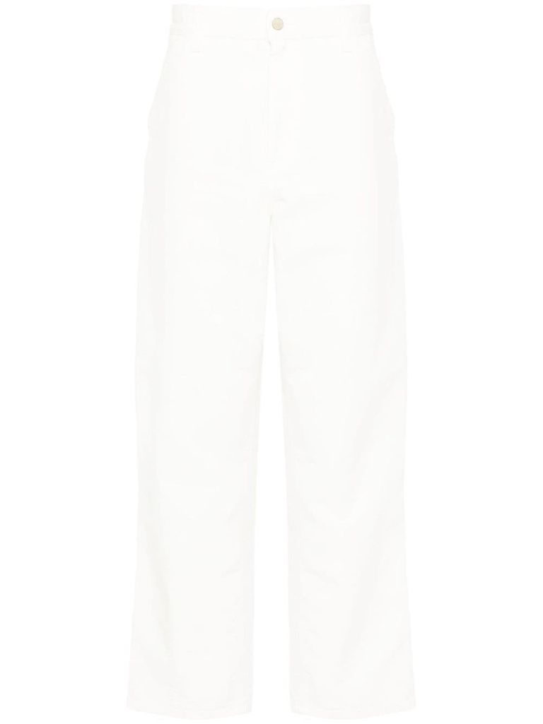 Shop Carhartt Organic Cotton Single Knee Pant Jeans In White