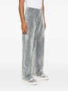 casablanca - Cotton jeans with a velvet effect - 2