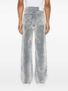 casablanca - Cotton jeans with a velvet effect - 4