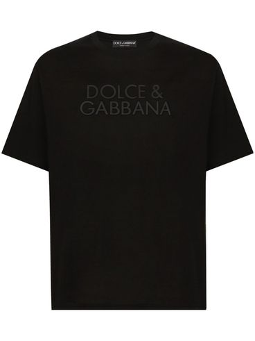 DOLCE & GABBANA - Cotton T-shirt with logo print