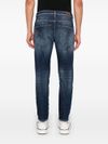 Jeans in cotone effetto vissuto